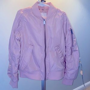 Girls Molo Bomber jacket pink size 140cm (10)